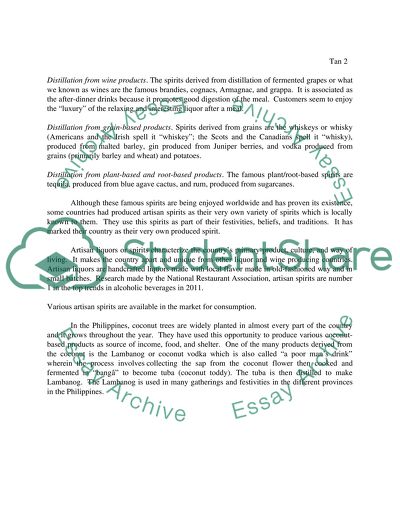 Wall Street Journal Article: Wine and Spirits