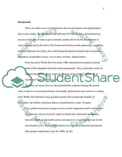 What Is the Relationship between Globalization, Poverty and Inequality