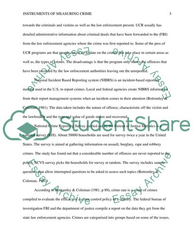 History and Nature of Crime