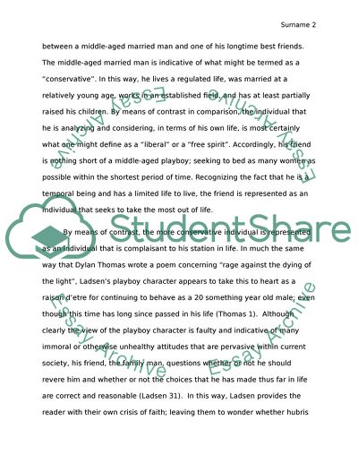 A Rhetorical Analysis of James Ladsen and Joseph Epstein