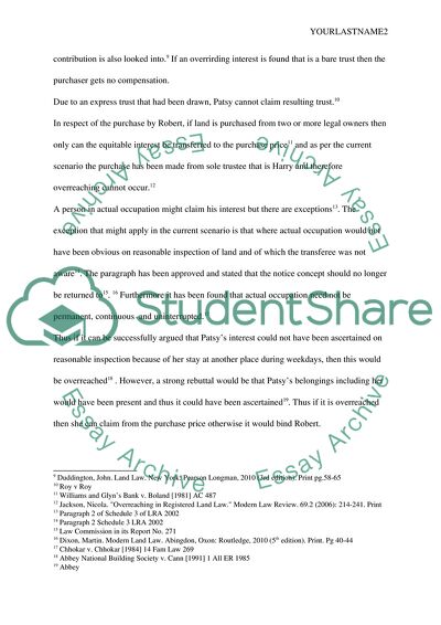 Land Law and Interest