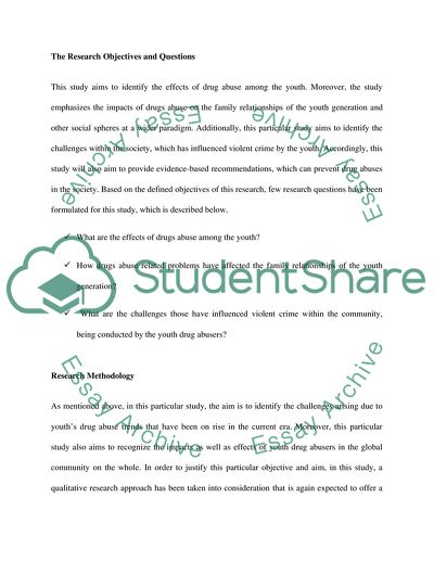 Youths and Drugs: Centres for Disease Control and Prevention