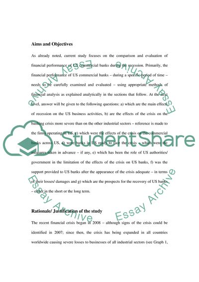 Comparing and evaluating the financial performance of US commercial banks during the recession
