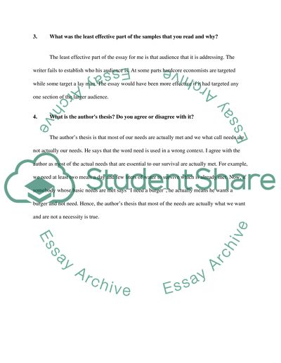 Effective Essay