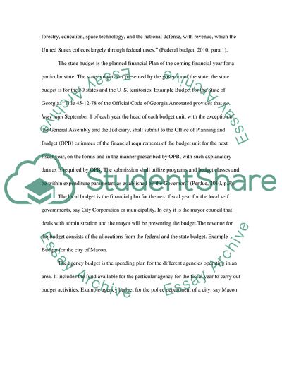 Review of Revenue Estimates in Federal, State and Local Budgets