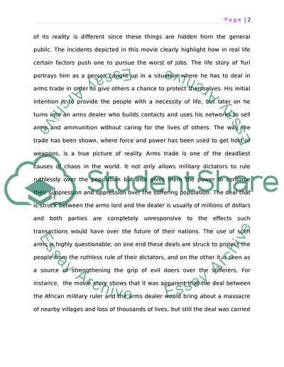 Arms trade essay 06 image