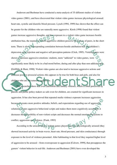 Essay Examples High School Video Game Violence Fifth Business Essays also Example Proposal Essay Video Game Violence Essay Example Topics And Well Written Essays Samples Of Essay Writing In English
