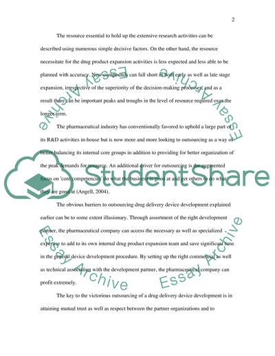 Outsourcing Information Technology Department