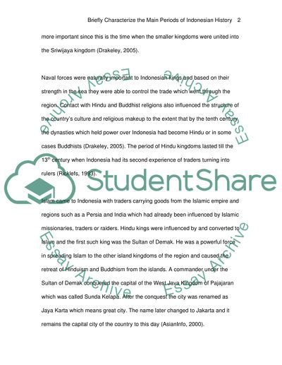 The History of Indonesia: Religious and Ideological Differences