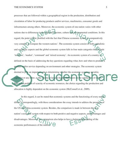 Economic System of the US