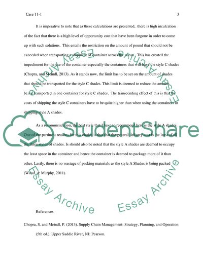 Case 11-1 Let There Be Light Lampshade Company