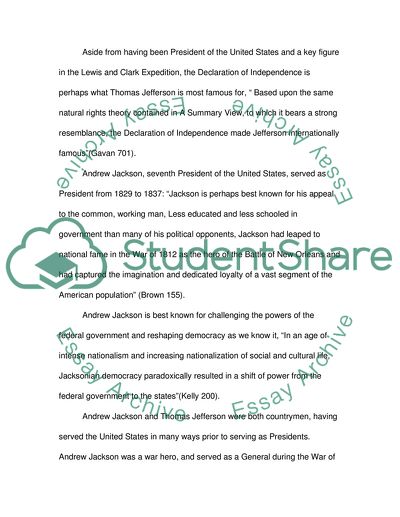 The Similarities Between The Presidencies