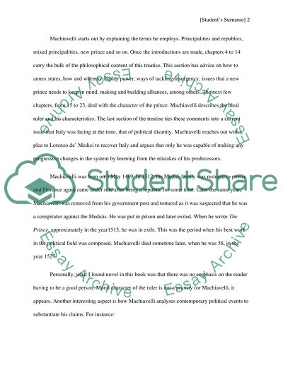 The prince by sir niccolo machiavelli 2