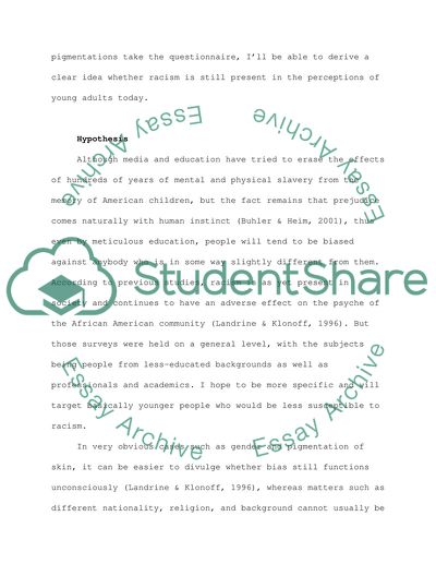 Mock IRB Proposal for Experimenta Psychology Class