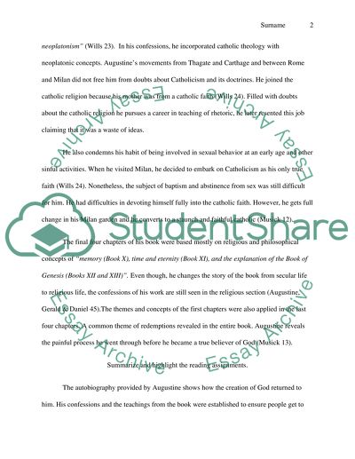 Augustines Confessions