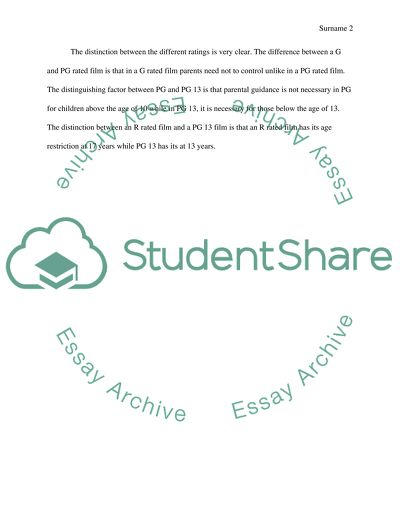 Censorship in movies