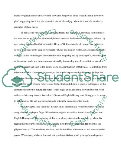 Ode to Nightingale by John Keats: Response and Interpretation