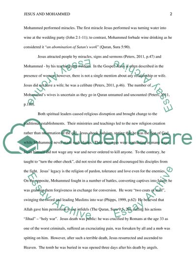 Spiritual Leaders Jesus and Mohammed