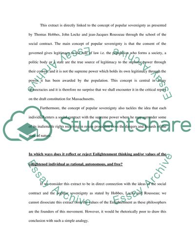 The Essex Result of 1778