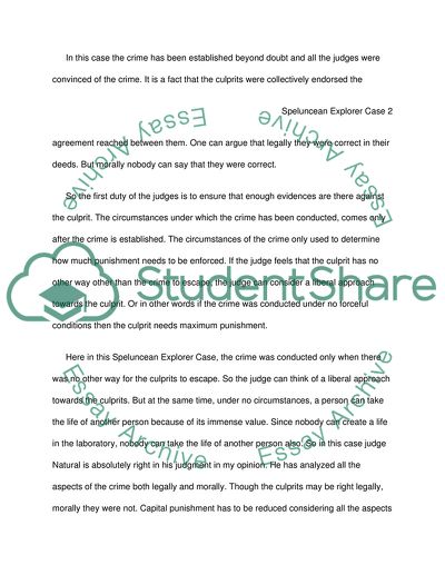 Speluncean Explorer Case