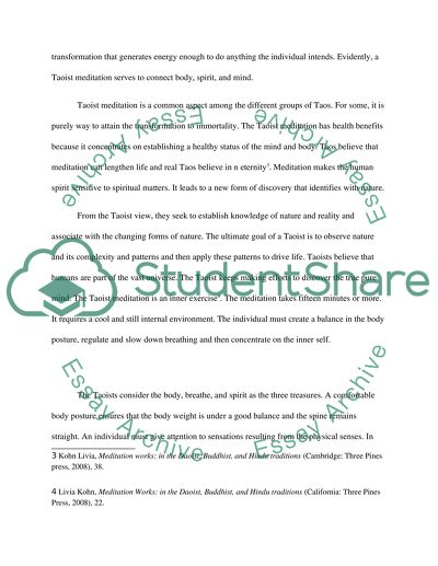 Meditation in Taoism