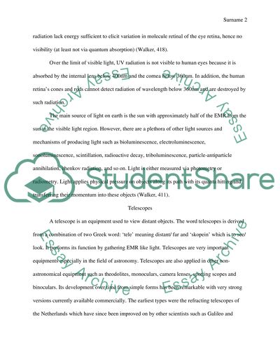 Light and Telescopes and Gravity