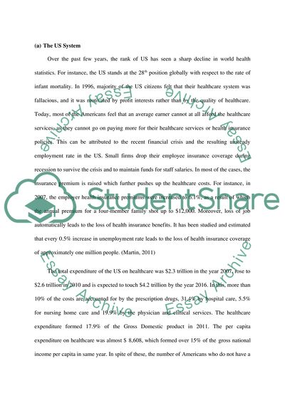 Comparative Analysis of the US Healthcare System and Canada