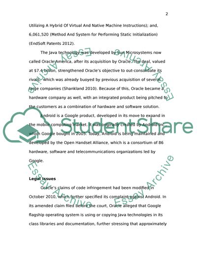Oracle vs. Google Lawsuit (Android and Java)