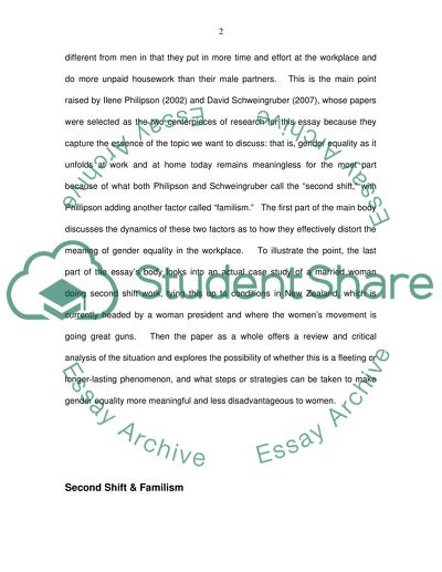 Gender in Organizations