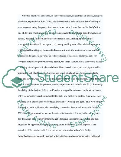 Causes and Effects of Tattoos