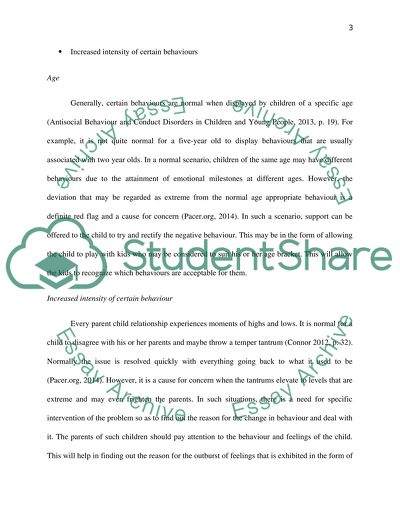 research study about students behavior