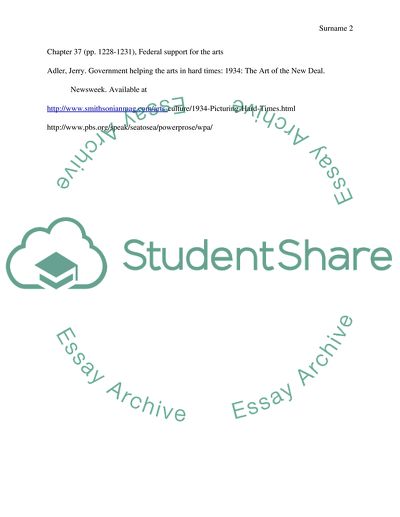 Government and the Arts