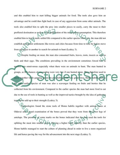 Hunting Methods of Early Man