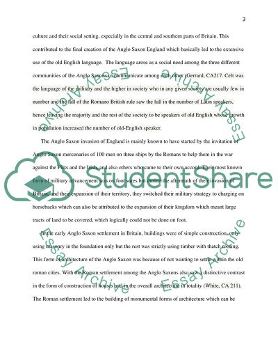 The Short-Term Significance Of The Anglo-Saxon Invasions