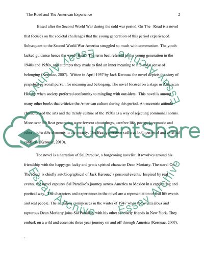 The Road and The American Experience