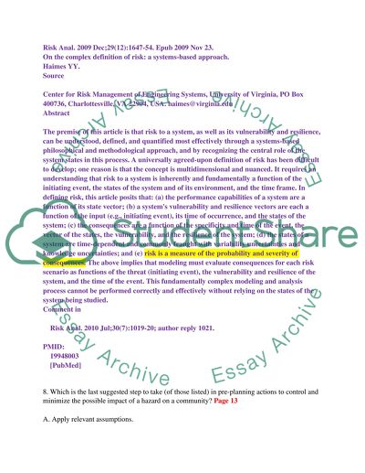 Emergency Management