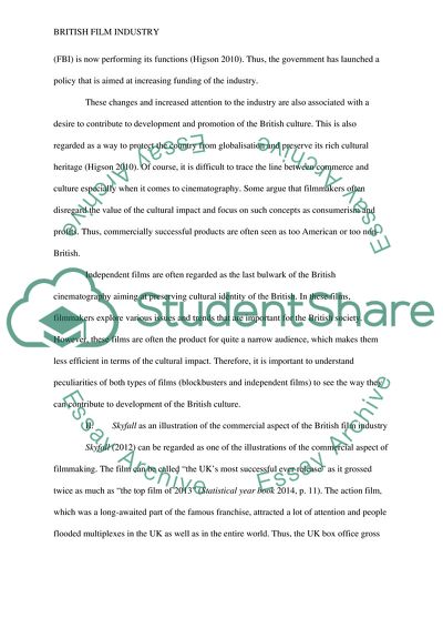 The Contemporary British Film Industry