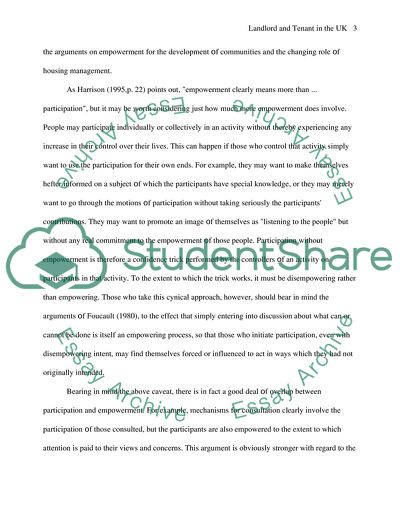 Landlord and Tenant in the UK