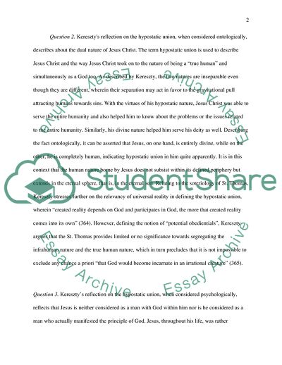 The Issues of Systematic Christology