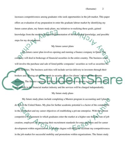 Reflections on Entering the Graduate Labor Market