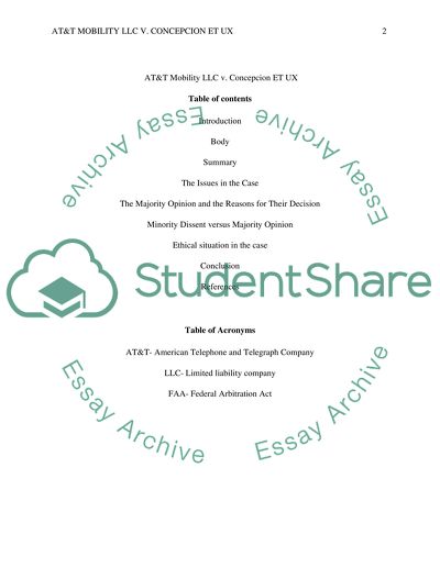 AT&T MOBILITY LLC v. CONCEPCION ET UX