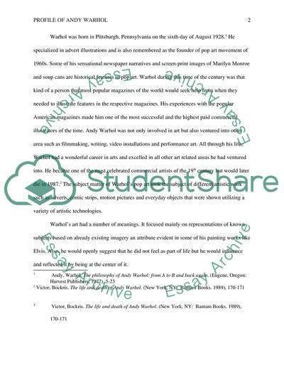 The Artistic Genius Andy Warhol