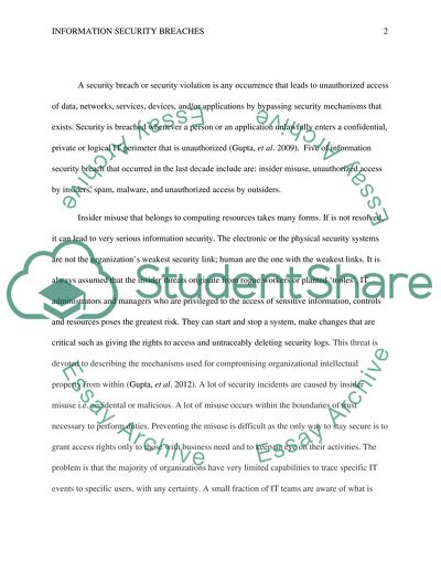 Entifying Information Assets, Threats, and Vulnerabilities in Top Information Security Breaches of the Decade