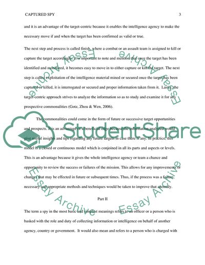 The Target-Centric Approach of Intelligence