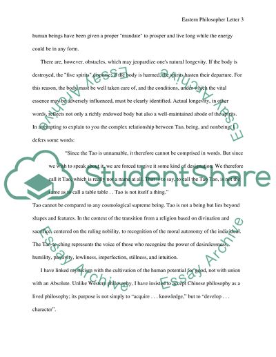 Lao-Tzu viewpoints on Taoist Philosophy