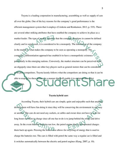 Hybrid Cars - Toyota