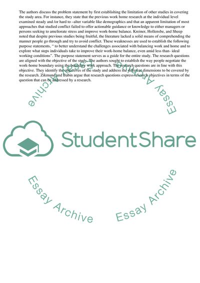 Balancing Borders and Bridges: Negotiating the Work-Home Interface via Boundary Work Tactics