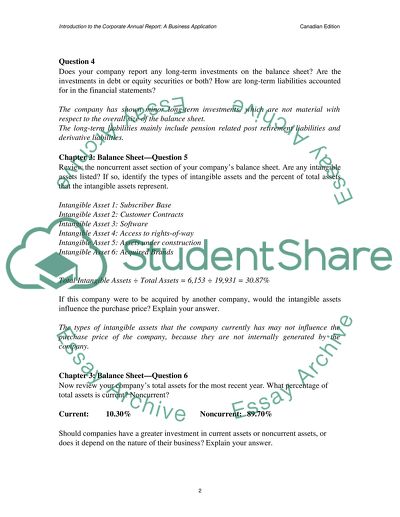 Introduction to the Corporate Annual Report:A Business Application, Canadian Edition