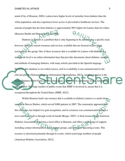 The Growing Problem of Diabetes in Latinos