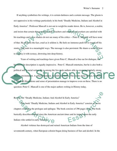 Indians and Alcohol in Early America